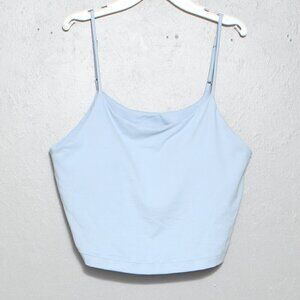 Rae mode baby blue bralette tank fitted top